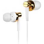 Наушники HF RM-575 White/Gold (mic + button call answering) Remax (42292)