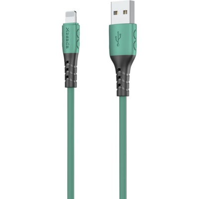 Дата кабель USB 2.0 AM to Lightning 1.0m PD-B51i Green Proda (PD-B51i-GR)