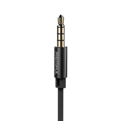 Наушники HF RM-565i Black (metal + mic + button call answering) Remax (43651)