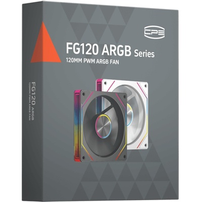 Кулер до корпусу PcCooler Вентилятор реверсний PCCOOLER FG120R ARGB BK чорний для корпусу 1 (FG120R ARGB BK)