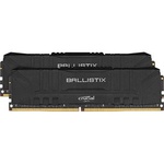 Модуль памяти для компьютера DDR4 8GB (2x4GB) 2400 MHz Ballistix Black MICRON (BL2K4G24C16U4B)