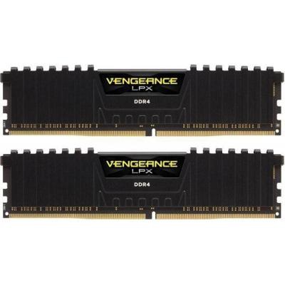 Модуль пам'яті для комп'ютера DDR4 16GB (2x8GB) 3200 MHz Vengeance LPX Black Corsair (CMK16GX4M2Z3200C16)