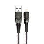 Дата кабель USB 2.0 AM to Lightning 1.2m KSC-192 GEDIAO Black 3.2А iKAKU (KSC-192-L)