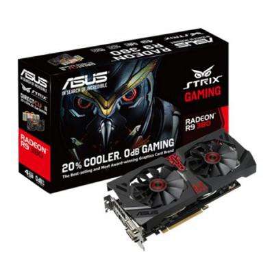 Видеокарта ASUS Radeon R9 380 4096Mb STRIX DCII (STRIX-R9380-DC2-4GD5-GAMING)