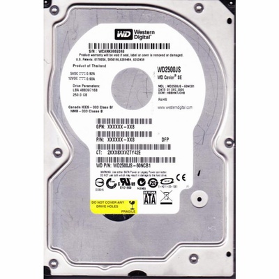 Жесткий диск 3.5' 250GB Western Digital (WD2500JS)