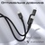 Дата кабель USB-C to USB-C/Lightning powerlink-cci.black Promate (powerlink-cci.black)