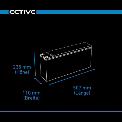 Батарея к ИБП Ective DC 125, 12V-125Ah, GEL Slim (TN3916)