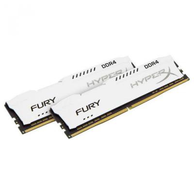 Модуль памяти для компьютера DDR4 16GB (2x8GB) 2133 MHz HyperX FURY White Kingston (HX421C14FW2K2/16)