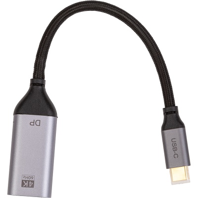 Перехідник USB-C M to DisplayPort F 4K60Hz Cabletime (CA913671)