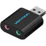 Звуковая плата Vention Audio USB 2х3,5mm jack Metal (VAB-S17-B)