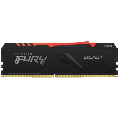 Модуль памяти для компьютера DDR4 16GB 3000 MHz FURY Beast RGB Kingston Fury (ex.HyperX) (KF430C16BBA/16)