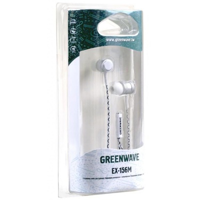 Наушники Greenwave EX-156M silver
