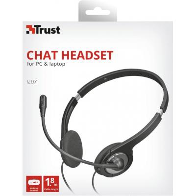 Наушники Trust Ilux Chat 3.5mm BLACK (23109)
