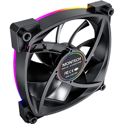 Кулер до корпусу MONTECH AX120 PWM BLACK