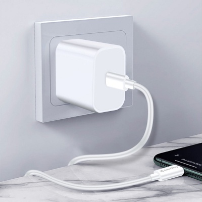 Дата кабель USB-C to USB-C 1.0m 3A 60W white ColorWay (CW-CBPDCC055-WT)