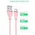 Дата кабель USB 2.0 AM to Type-C 1.0m Kitty T-C817 Pink T-Phox (T-C817 Pink)