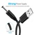 Кабель живлення USB to DC 3.5mm 5V 1.0m black Ugreen (10376)
