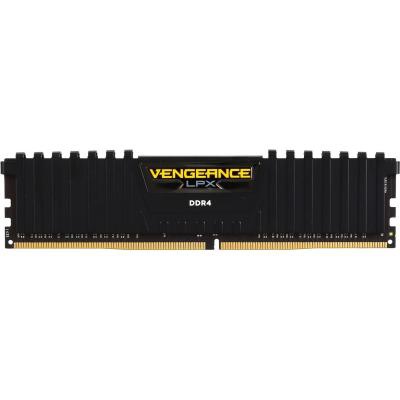 Модуль памяти для компьютера DDR4 8GB 2666 MHz Vengeance LPX Black CORSAIR (CMK8GX4M1A2666C16)