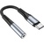 Перехідник USB-C M to 3.5mm F LS33 metal gray HOCO (6931474761163)