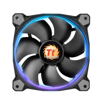 Кулер до корпусу ThermalTake Riing 12 LED RGB 256 Colors Fan (комплект из 3-х) (CL-F042-PL12SW-B)