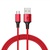 Дата кабель USB 2.0 AM to Micro 5P 1.0m 2.4A braided red XO (NB143-M1-RD)