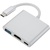 Переходник Dynamode Dynamode USB3.1 Type-C to 1хHDMI, 1хUSB 3.0, 1хUSB Type-C Fe (Multiport USB 3.1 Type-C to HDMI)