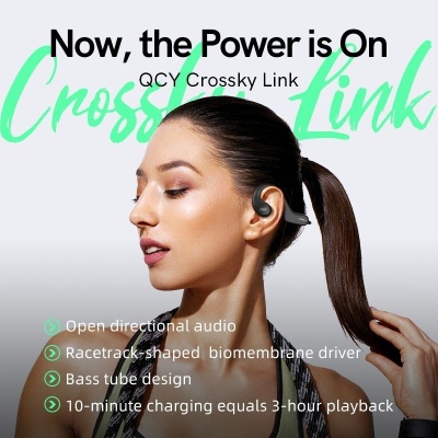 Навушники QCY Crossky Link T22 Midnight Black (1006575)