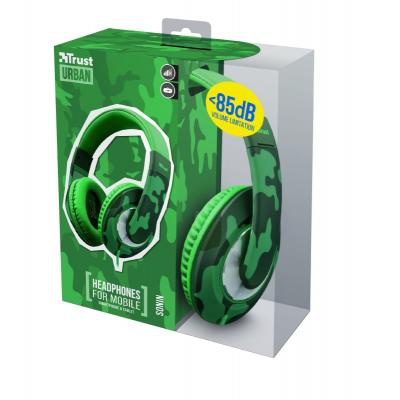 Наушники Trust Sonin Kids Over-Ear Jungle Camo (22203)