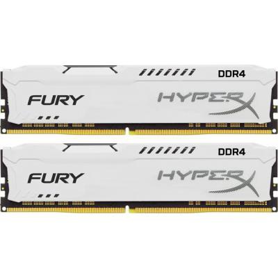 Модуль памяти для компьютера DDR4 16GB (2x8GB) 2133 MHz HyperX FURY White Kingston (HX421C14FW2K2/16)
