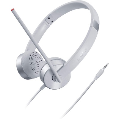 Наушники Lenovo 100 Stereo Headset Grey (GXD1B60597)