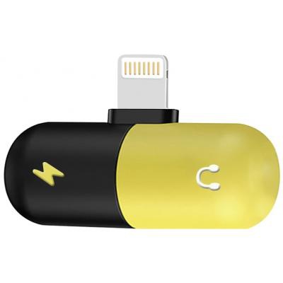 Переходник Lightning to Lightning + 3.5mm XoKo (AC-300-BKYL)