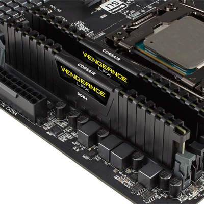 Модуль памяти для компьютера DDR4 8GB (2x4GB) 3000 MHz Vengeance LPX Black CORSAIR (CMK8GX4M2B3000C15)
