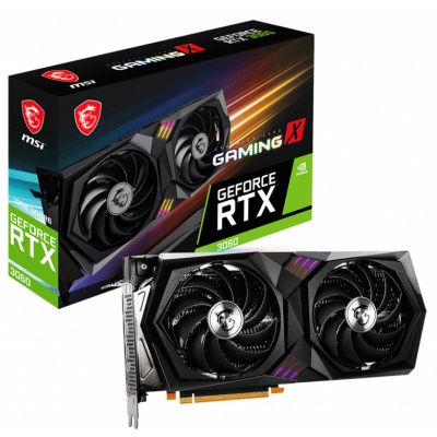 Видеокарта MSI GeForce RTX3060 12Gb GAMING X LHR (RTX 3060 GAMING X 12G)