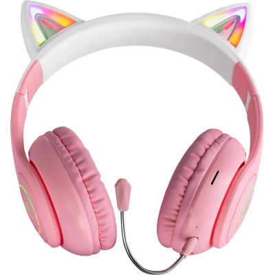 Навушники Defender FreeMotion B505 Bluetooth LED Pink (63505)
