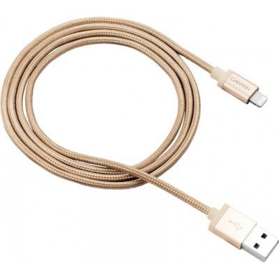 Дата кабель USB 2.0 AM to Lightning 1.0m MFI Golden Canyon (CNS-MFIC3GO)