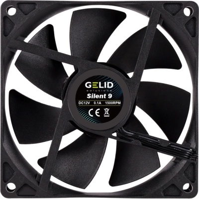 Кулер до корпусу Gelid Solutions Silent 9 Black 90 mm (FN-PX09-16)