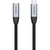 Дата кабель USB-C 3.1 AM/AF 2.0m 10Gbps 100W nylon braid Choetech (XCC-1039-CA-GY)