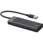 Концентратор Ugreen USB 3.0 to 4xUSB 3.2 Gen1 CM653 black (15548)