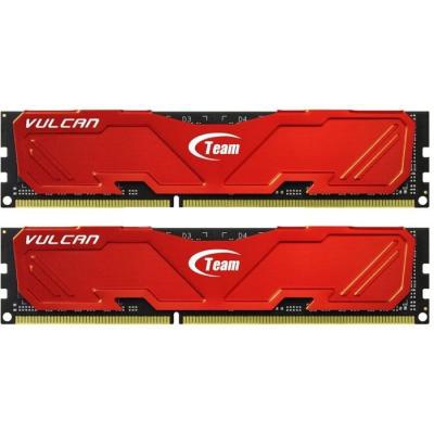 Модуль памяти DDR-3 8GB (2x4GB) 2133 MHz Vulcan Red Team (TLRED38G2133HC10QDC01)