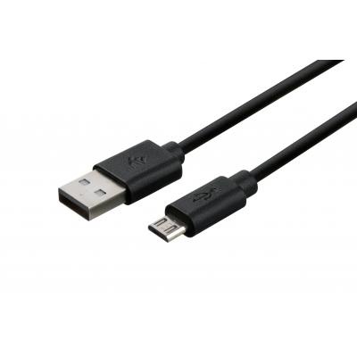 Дата кабель USB 2.0 AM to Micro 5P 1.5m Single Molding Type, Black 2E (2E-CCMPVC-1.5MBL)