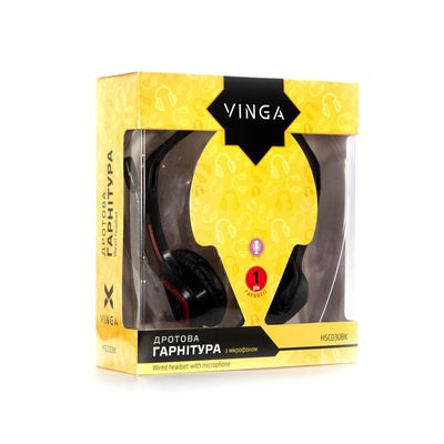 Наушники Vinga HSC030 Black (HSC030BK)