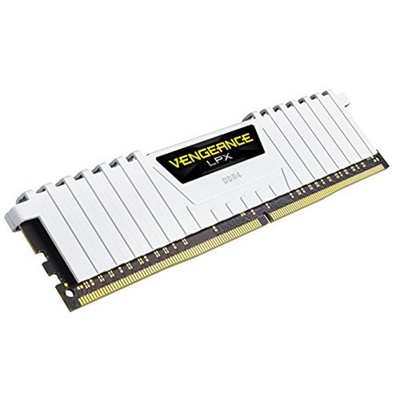 Модуль пам'яті для комп'ютера DDR4 16GB (2x8GB) 3200 MHz LPX White Corsair (CMK16GX4M2B3200C16W)