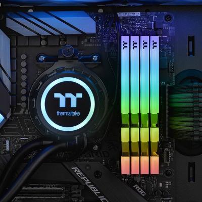 Модуль памяти для компьютера DDR4 16GB (2x8GB) 3200 MHz Toughram Black RGB ThermalTake (R009D408GX2-3200C16A)