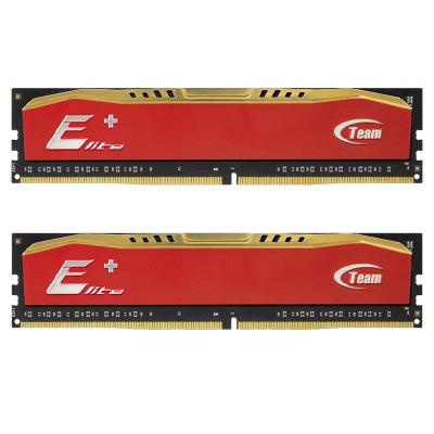 Модуль памяти для компьютера DDR4 16GB (2x8GB) 2133 MHz Elite Plus Orange Team (TPAD416G2133HC15DC01)