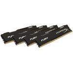 Модуль памяти для компьютера DDR4 64GB (4x16GB) 2666 MHz HyperX FURY Black Kingston (HX426C16FBK4/64)