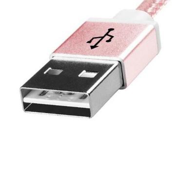 Дата кабель USB 2.0 – Micro USB 1.0m Rose Golden ADATA (AMUCAL-100CMK-CRG)