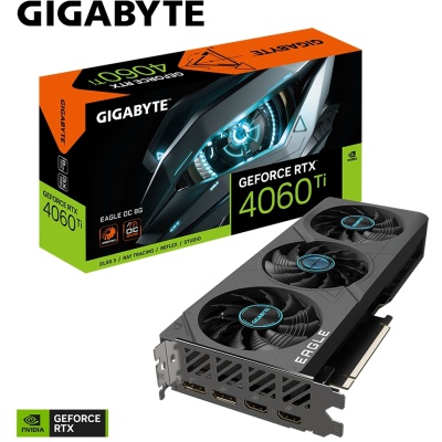 Відеокарта GIGABYTE GeForce RTX4060Ti 8Gb EAGLE OC (GV-N406TEAGLE OC-8GD)