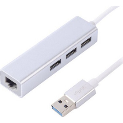 Концентратор Maxxter USB to Gigabit Ethernet, 3 Ports USB 3.0 (NEAH-3P-01)