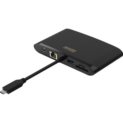 Концентратор ST-Lab USB 3.1 Type-C to HDMI 4K + DVI + VGA + 2хUSB3.0 + Gigabit R (U-2200)