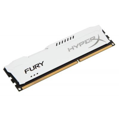 Модуль памяти для компьютера DDR3 4Gb 1600 MHz HyperX Fury White Kingston Fury (ex.HyperX) (HX316C10FW/4)